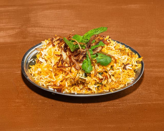 Shrimp Biryani.
