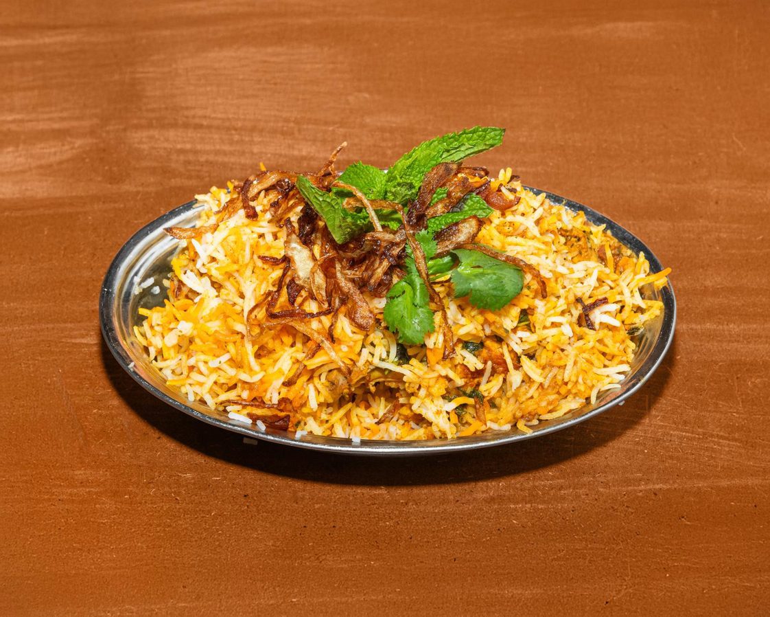 Goat Biryani.